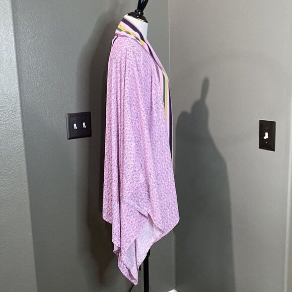 ADYSON PARKER Women's Print Block Kimono Cardigan In Daisy Ditsy - Picture 6 of 11